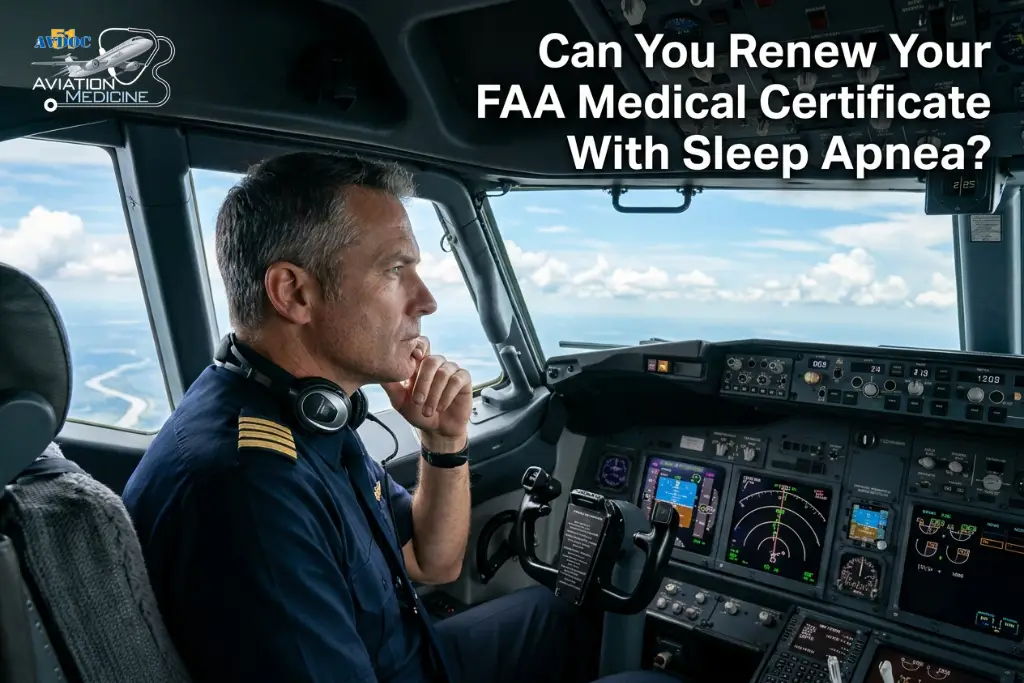 Can You Renew Your FAA Medical Certificate With Sleep Apnea?